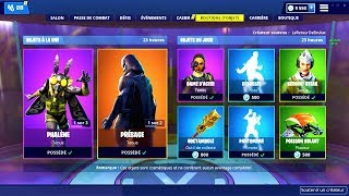 BOUTIQUE FORTNITE du 22 Janvier 2019 ! ITEM SHOP January 22 2019 !