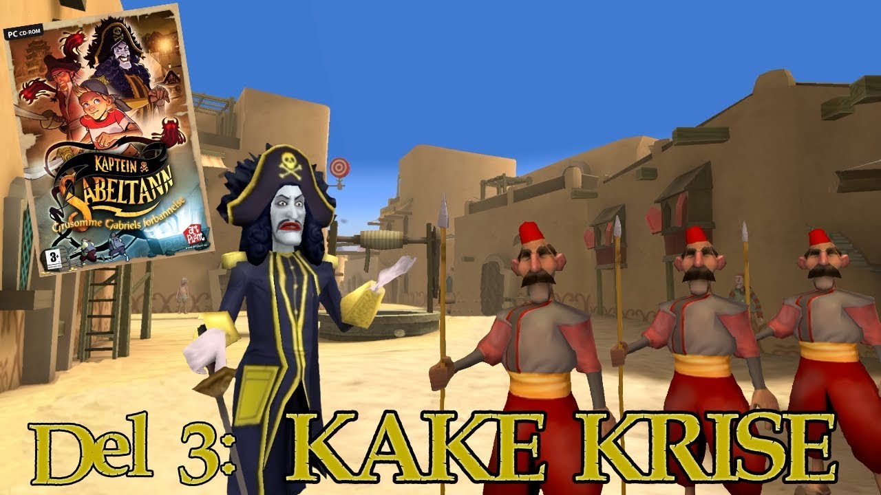 KAKE KRISE! - Kaptein Sabeltann og Grusomme Gabriels Forbannelse PC Del 3 | Norsk Retrogaming