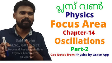 Plus One Physics / Focus Area/ Chapter-14 / Oscillations / Part-2