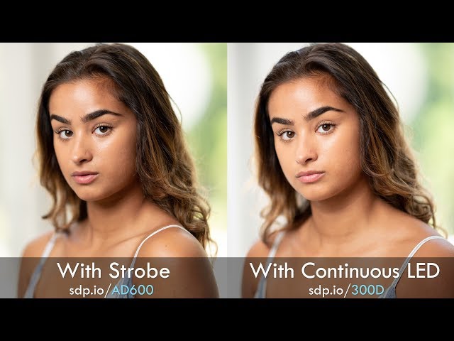 Flashes (Strobes) vs Continuous Lights Photography -