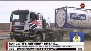 Nigerian businessman Aliko Dangote plans to invest KSh 2.2 trillion in East Africa