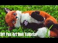DIY Fox Art Doll Tutorial
