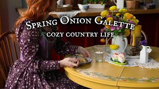 Harvesting Fresh Chives: Spring Onion Galette Recipe  My Cozy Country Life