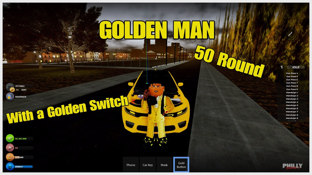 I became the GOLDEN MAN in Philly streetz 2