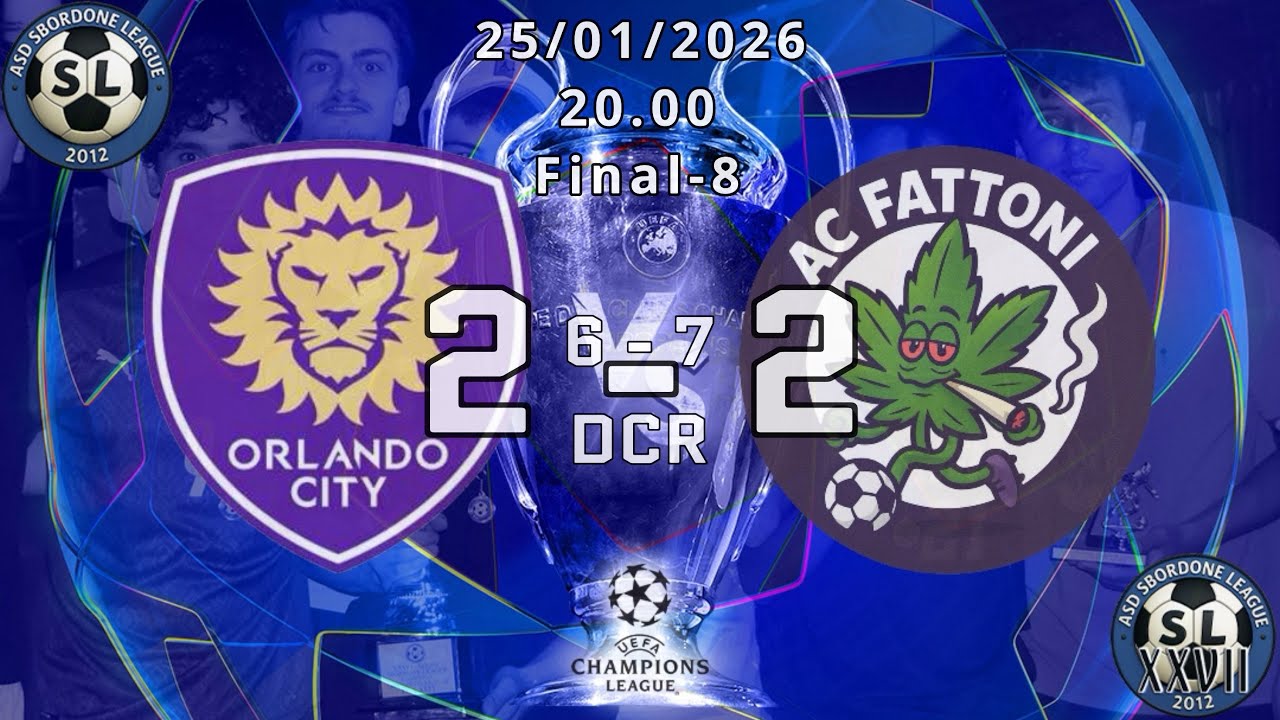 🔷XXVII SBORDONE LEAGUE 🔷 CHAMPIONS LEAGUE 🔷 FINAL-8🔷 ORLANDO CITY - AC FATTONI
