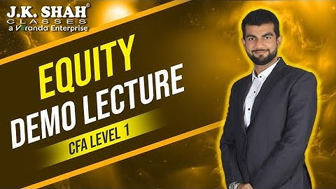 Equity lecture (CFA level 1), Security Market Indexes