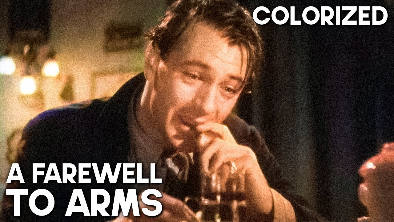A Farewell to Arms COLORIZED Classic Romantic Movie Helen Hayes