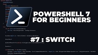 PowerShell 7 Tutorials for Beginners #7 : Switch (Conditional Statements)