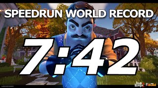 Hello Neighbor: The New Neighborhood 2 SPEEDRUN WORLD RECORD 7:42