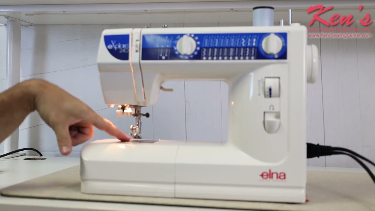 Elna 240 eXplore Sewing Machine Overview by Ken's Sewing Center in Muscle  Shoals, AL