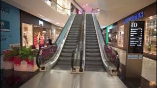 Sweden, Stockholm, Mall of Scandinavia, 31X escalator ride