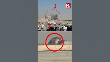 Tejas LCA Fighter Jet Crashes During Dubai Air Show