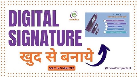 Digital Signature Certificate Online (DSC) | Apply for e-sign in 5 minutes |Live Demo #DSC