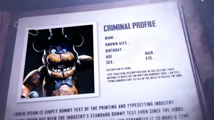 five nights at freddys ultimate custom night  Photographic Print