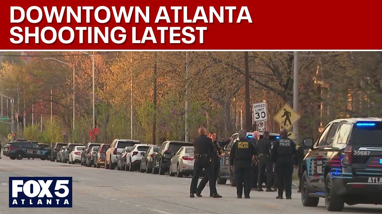 Man hospitalized after downtown Atlanta shooting | FOX 5 News - YouTube