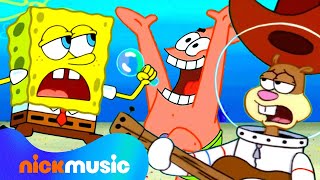 SpongeBob's BEST 15 Songs Playlist!  20 Minutes | Nick Music