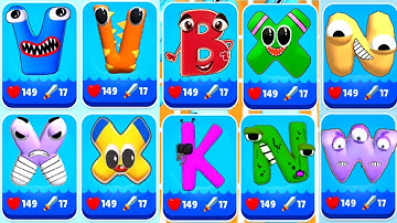 Merge Alphabet Monster Fusion Vs Merge Alphabet Dino Run, Number Lore ⭐⭐ abcdefghijklmnopqrstuvwxyz