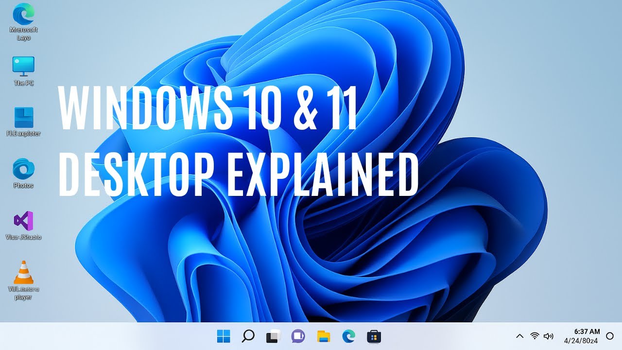 Windows 10 & 11 Desktop Explained: Icons, Shortcuts & Taskbar Tutorial ...