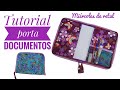 Tutorial porta documentos, aprovechando retales