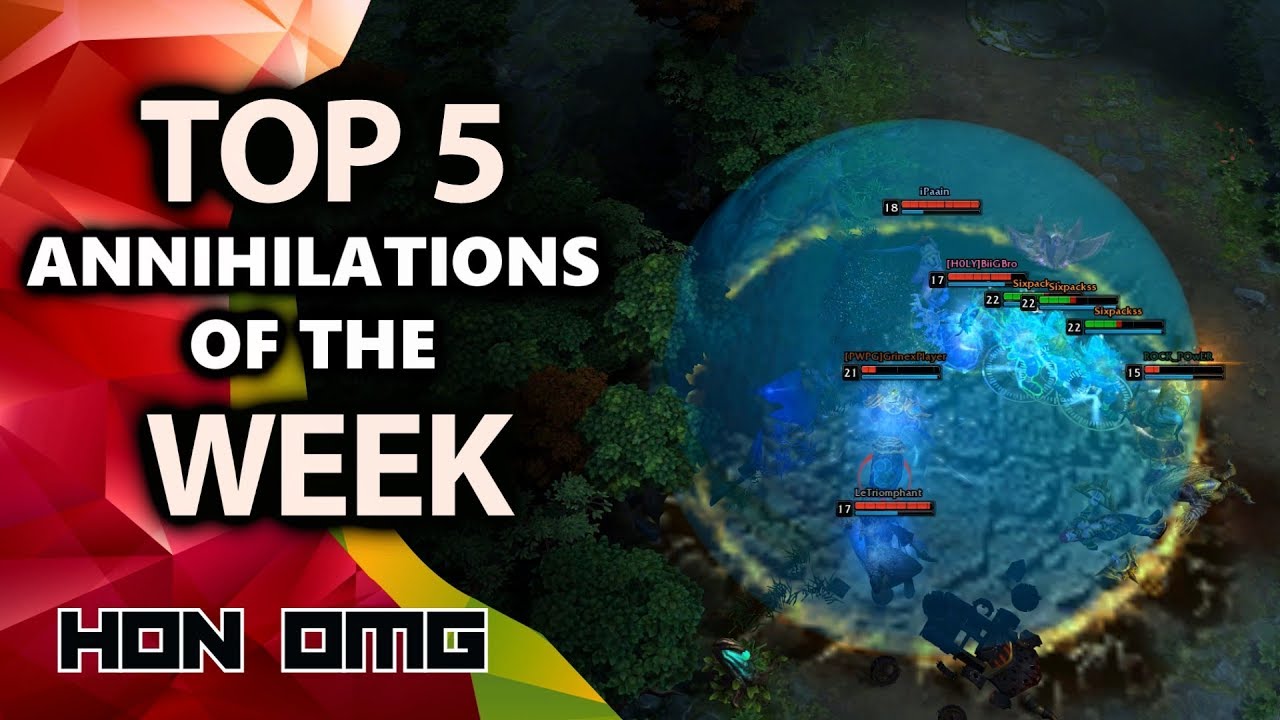 HoN OMG | Top 5 Annihilitaions of The Week | september 27th | 2019