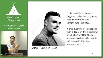 How Alan Turing accidentally invented Software - GeekCampSG 2019