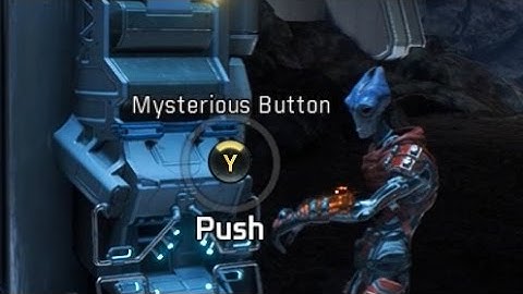 The Mysterious Button: Mass Effect Andromeda Hidden Funny Moment (No Spoilers)