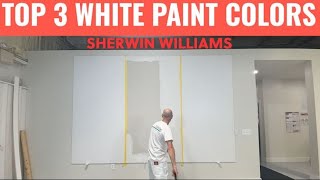 The Three Most Popular White Paints by Sherwin Williams