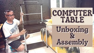 How To Assemble Le Desk GX468 Computer Table | Unboxing & Assembly