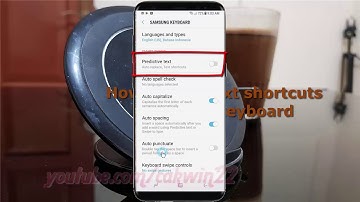 Android Nougat : How to add text shortcuts Samsung keyboard in Samsung Galaxy S8 or S8+