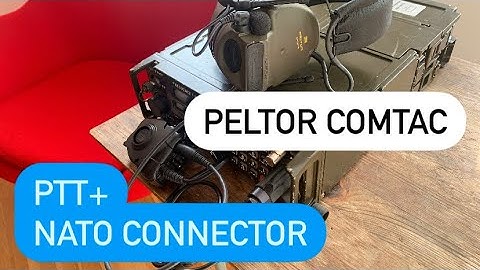 Peltor Comtac  + PTT and NATO adapter