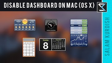 how to delete/remove dashboard on mac (OS X)