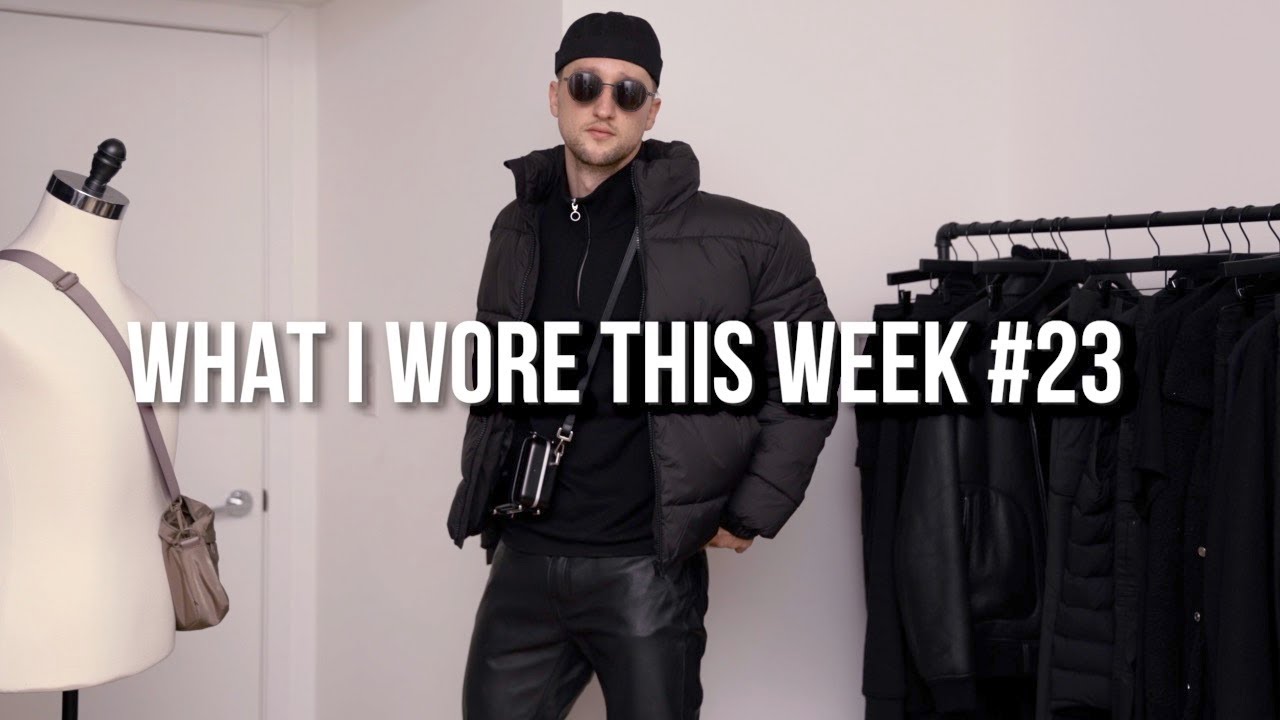 7 All Black Outfits | What I Wore This Week #23 | Men's Fashion Inspiration