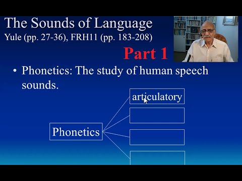 The Sounds of Language Part 1 - زبانشناسی - آواهای زبان  قسمت 1