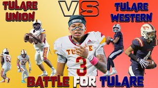 Tulare Union vs Tulare Western | Intense Rivalry Game Highlights | Battle for Tulare 2025
