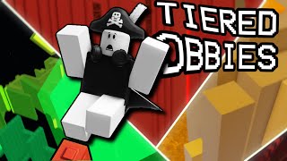 How It Feels to Grind a Tiered Obby... (ROBLOX)