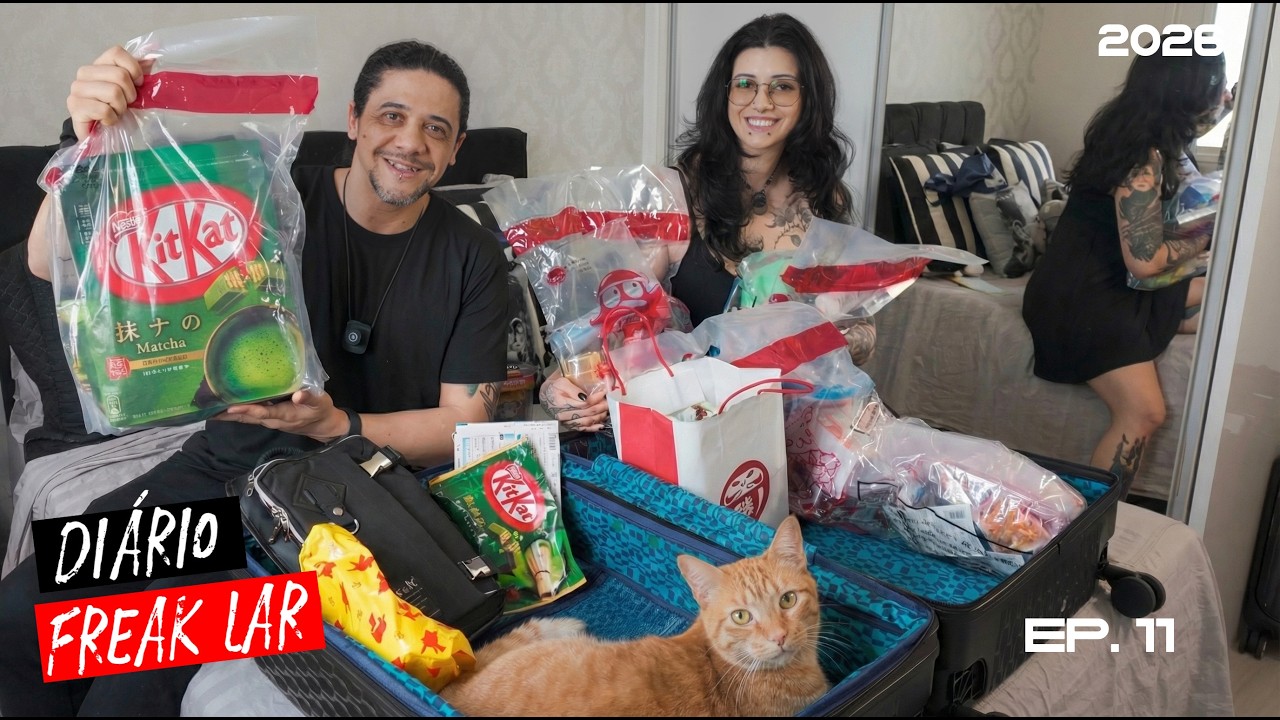 ABRINDO AS MALAS , COMPRAS DO JAPÃO