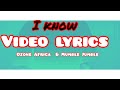 Ozone Africa ft Mumble jumble-I know_video_Lyrics