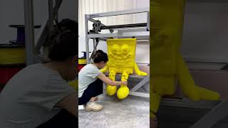 Printing A Big Spongebob With Dowell3D Printer