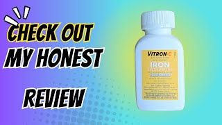 Vitron-C High Potency Iron Supplement Initial Review #supplements