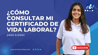 ? Cómo solicitar mi Certificado vida laboral por Internet (Abril 2020) - Paso a Paso