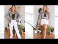 DIY de Quarentena - Shorts Mom Jeans | Top de um ombro só | Jaqueta jeans cropped.