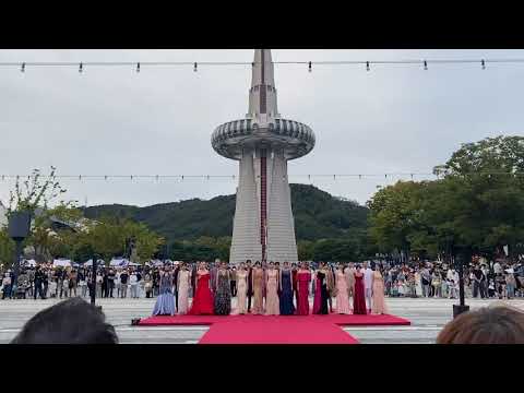 한빛시민 문화축제 버스킹 패션쇼 대덕대모델학과