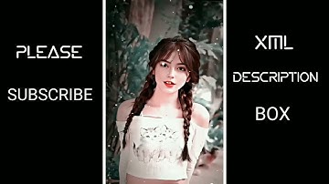 PAL EK PAL x MC STAN 🐱 || NEW XML FILE 🖤 || NEW XML TREND 🦋😼 || ‎#xml #xml_file #alightmotion