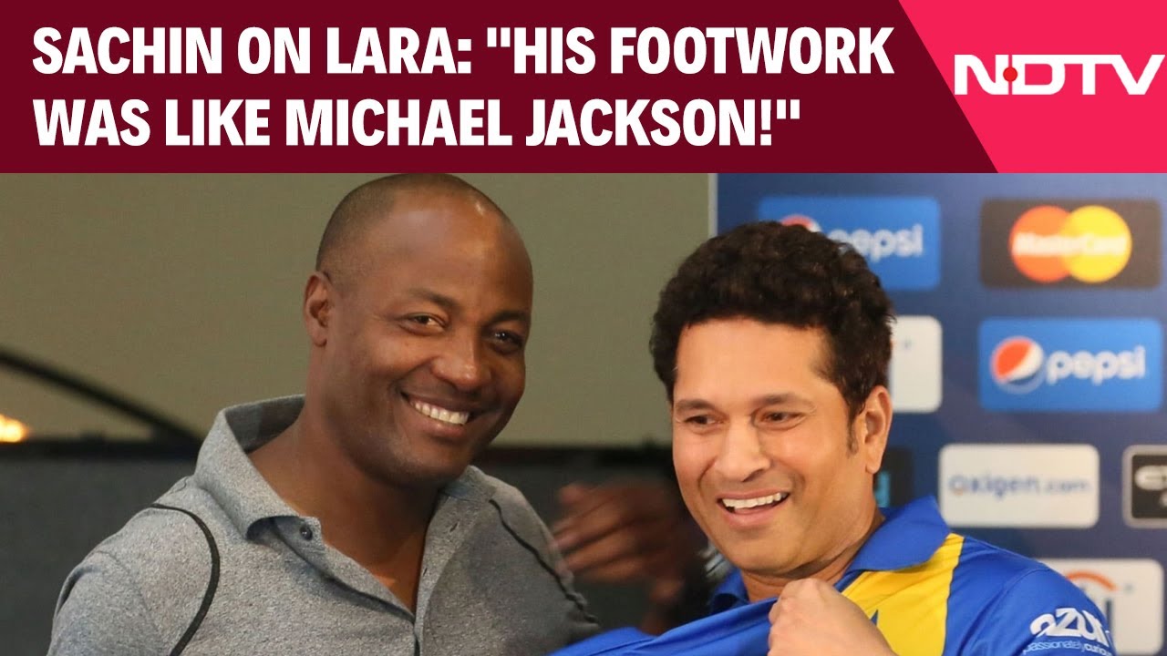 Brian Lara News | Sachin Tendulkar Says Brian Lara's Footwork Was Like Michael Jackson