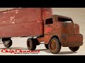 1948 Tonka Toy Transport Semi Truck and Trailer Restoration COE Cab Over Engine 4K