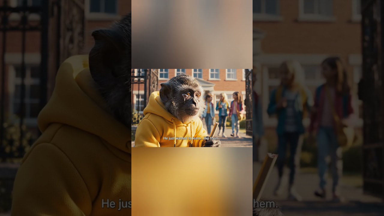 🐒 ❤️ poor monkey  