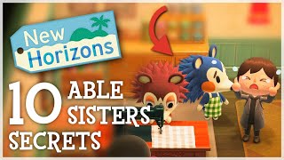 10 Able Sisters SECRETS You Missed  Animal Crossing New Horizons (ACNH Hidden Details)