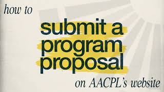 How to Submit a Program Proposal