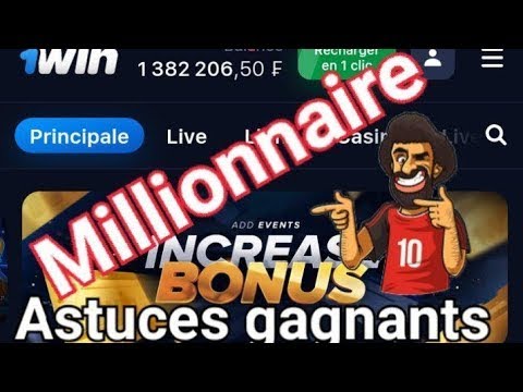 GAGNÉ BEAUCOUP D'ARGENT SUR 1WIN  GRÀCE A CE JEU