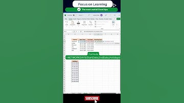 Useful Excel Tips | easy excel tricks | #excel #shorts